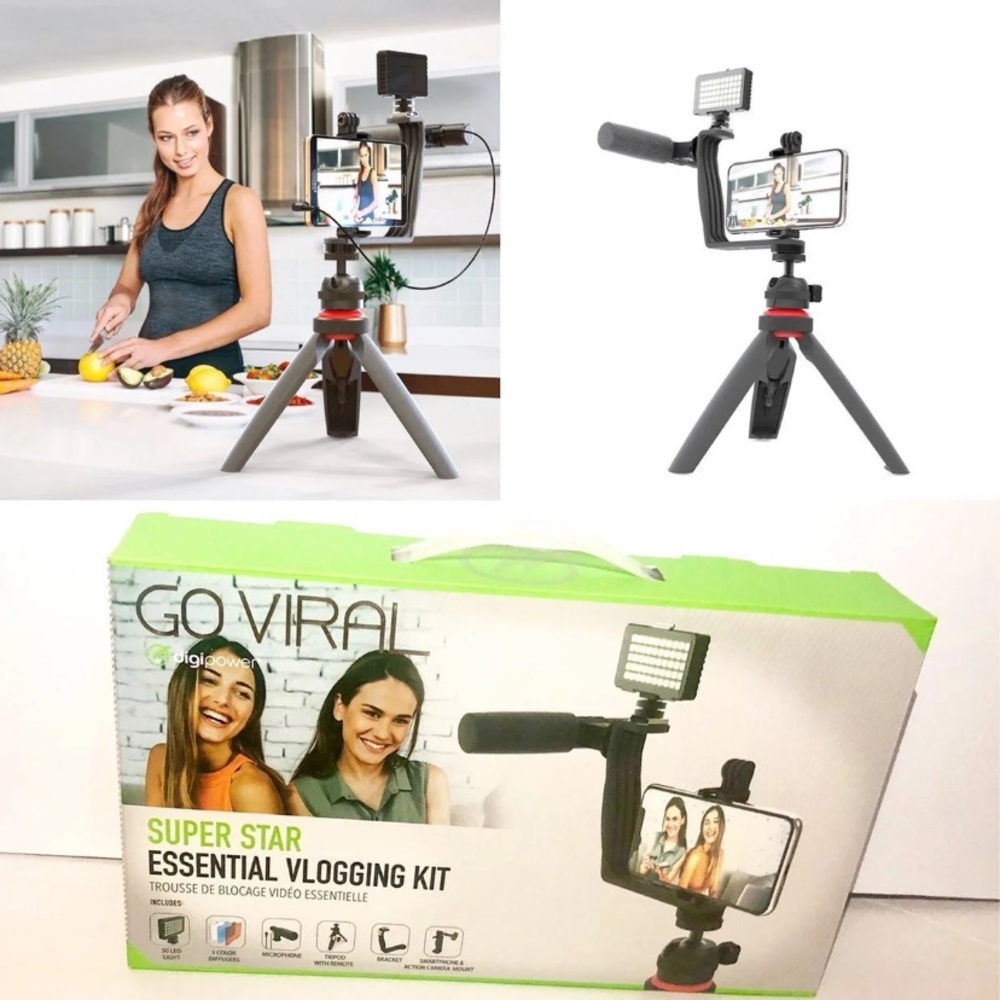 NEW!! Digipower Super Star Essential Vlogging Kit